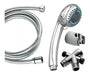 Aquaflex Hand Shower Set 4 Functions + 1.8m Flexible Hose + Diverter + Support 0