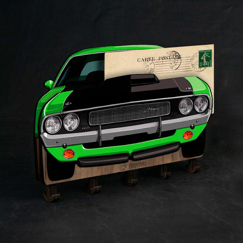 Dodge Challenger 1970 Key Holder and Shelf 2