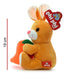 Phi Phi Toys Bunny Plush with Large Carrot 19cm 13
