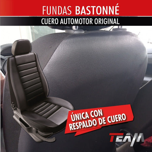 Premium Leather Seat Cover for Peugeot Partner / Citroen Berlingo - Complete Set 6