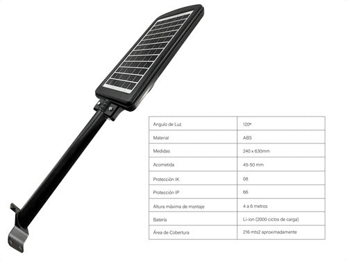 Solar Outdoor 200W LED Cold Light Sensor Photocell Luminaire 6