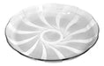 Set of 6 Galaxia Flint 23.5cm Glass Dinner Plates by Rigolleau 0