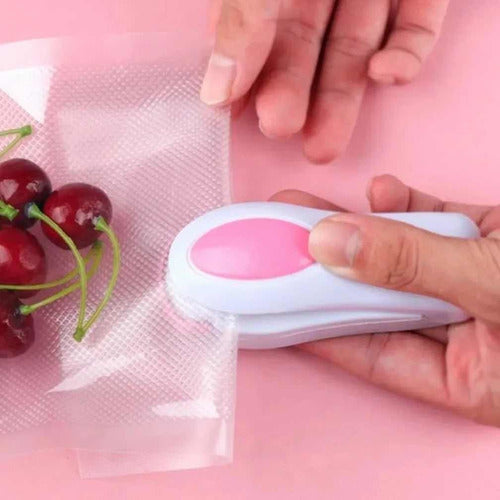 Mini Plastic Bag Sealer Battery Operated Bag Sealer 3