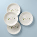 Lenox Profile Snow Day 4-Piece Flat Dinner Plate Set, 6.75 1