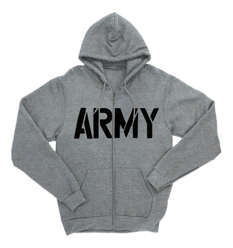 Men's Military Army Imported Eagle Claw Zip-Up Hoodie 1