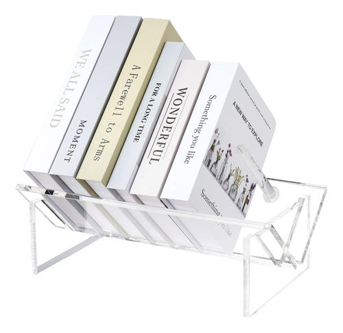 Sumerflos Acrylic Desktop Bookcase Organizer 0