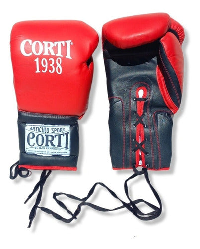 Corti Boxing Gloves 16 Oz Leather Kickboxing Professionals 84