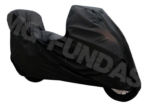 Waterproof Kymco Xtown Downtown 300cc - 350cc Motorcycle Cover with Rear Box 13