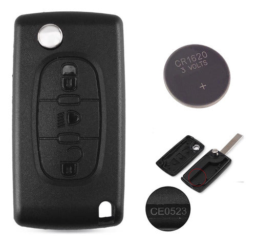 Keyfad Carcasa Navaja + Pila 3 Bot Luz Va2 Ce0523 S/portap 0