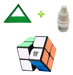 Moyu Cubo Rubik 2x2x2 Lingpo Original + Base + Lubricant 5