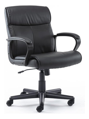 Olixis Office Chair - Computer Desk Chair with Mid-Back and Armrests 0