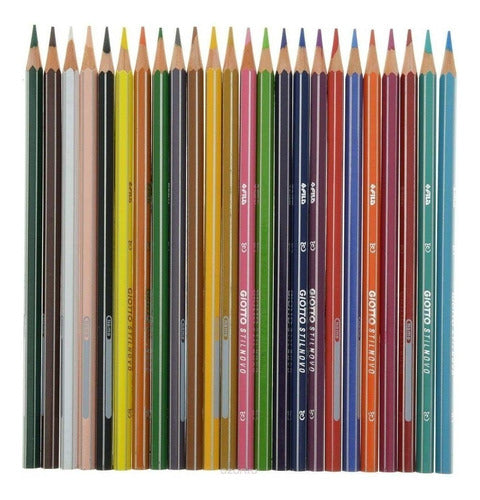 Giotto Colored Pencils Long Box X 12 3