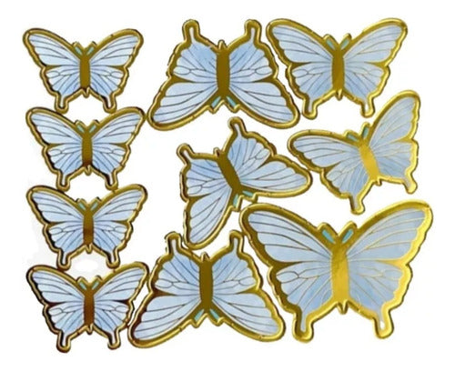 Cake Topper Mariposa Para Armar X10 Unid - Decoracion Torta 6