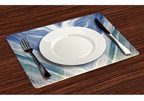 Estante De Marmol Lavable Place Mats Juego De 4 Onyx Stone 1