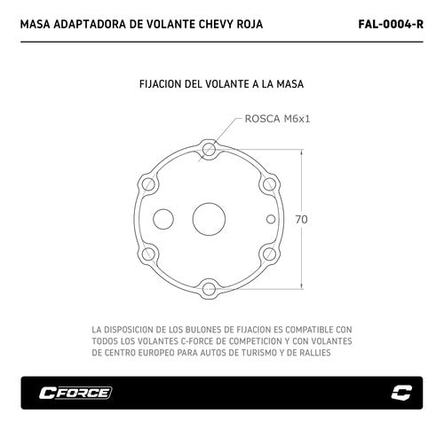 Collino Sport Steering Wheel Adapter for Chevrolet Chevy 4