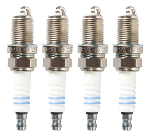 Bosch FR7DC+ Spark Plug Kit X4 for P206 Clio 0