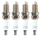 Bosch FR7DC+ Spark Plug Kit X4 for P206 Clio 0