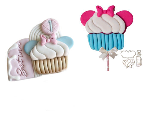 Cortador Minnie Cupcake 8cm 0