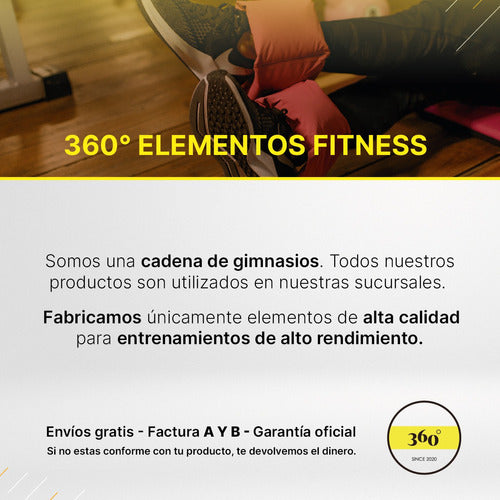 Tobilleras 1kg X Par 360fitness 7