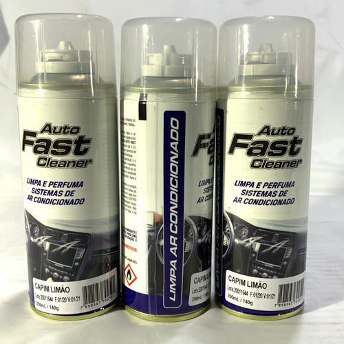 Mundial Prime Limpia Aire Acondicionado Auto Desinfecta Aromas Fast 200ml 1