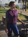 Magenta Melange Violet Cycling Jersey - Road MTB 5