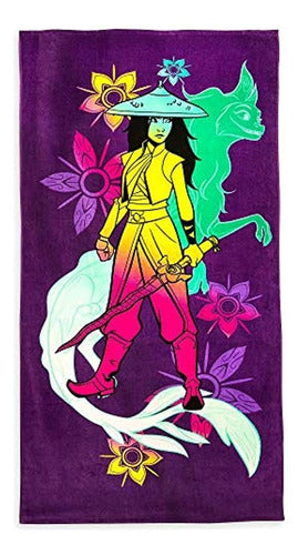 Disney Raya and the Last Dragon Beach Towel 0