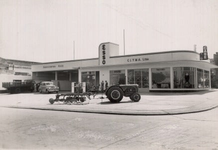 Nueva Palmira Colonia Estación Esso Año 1951- Lámina 45x30cm 0