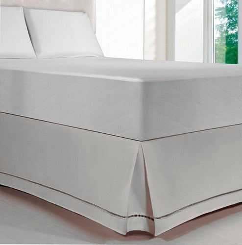 Pollerin Cubre Sommier Cubre Box Cama Dormitorio Queen 0