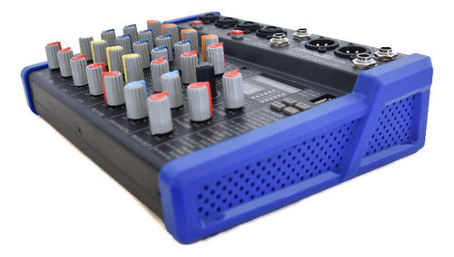 Consola Mixer Mx6 De Seis Canales Con 99 Efectos 1