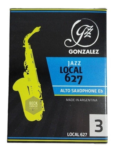 Gonzalez Jazz Local 627 Alto Saxophone Reeds 10 Units 15