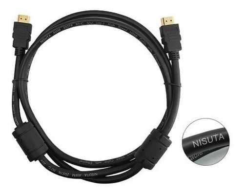 Nisuta 3m Gold HDMI Cable V2.0 with Filters 2160p 4K x 2K 1