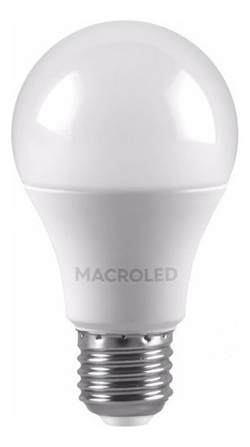 Macroled Pack X 10 Lampara Bulbo Led 15W Calida 3000K 1