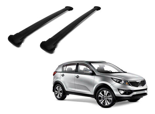 Barras Techo Sportage 2012-19 C/techo Solar Negra 0