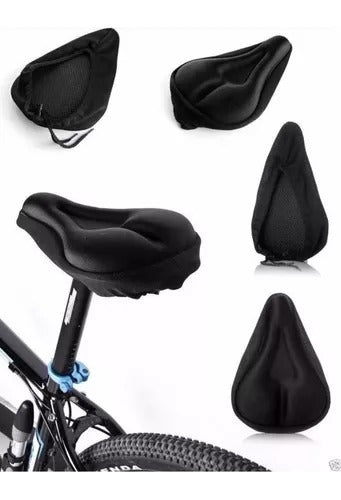 Tecno Mat Cubre Asiento De Gel Para Bicicleta Funda De Asiento Bici 0