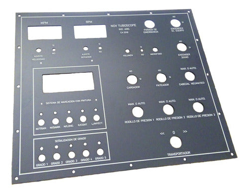 ZYX Mecanizados Frente En Aluminio Para Equipos Electronicos, Audios O Racks 0