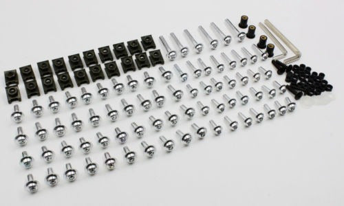 Suzuki New Motorcycle Silver Fairing Screw Kit 3