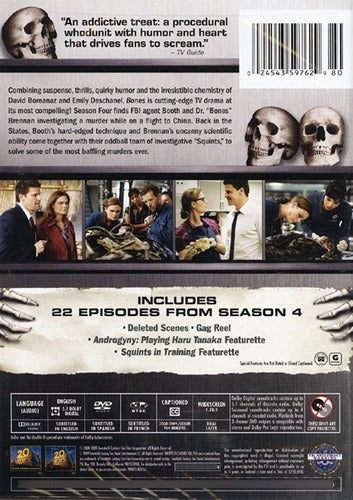 DVD Bones Season 4 1