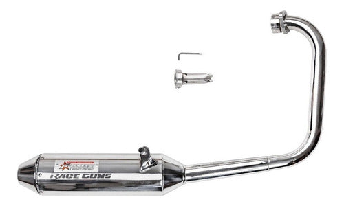 Paolucci Bajaj Rouser NS 200 Stage 3 Chrome Exhaust - Fas 0