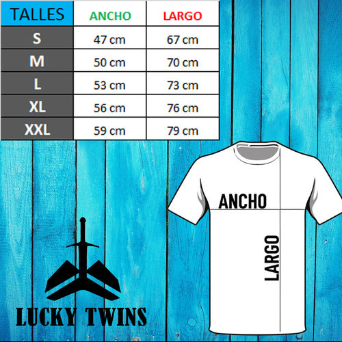 Lucky Twins Remera Adicto A La Película De Terror Algodon Premium 1