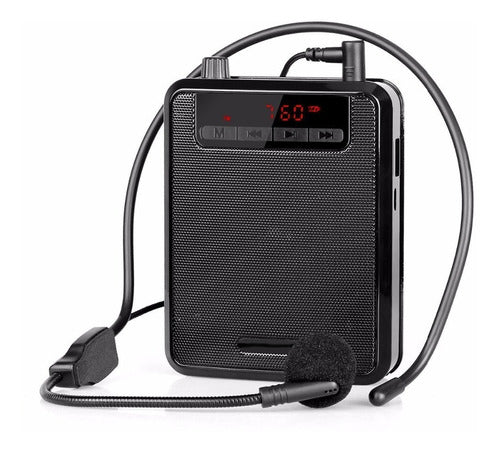 Portable Rechargeable Voice Amplifier Speaker with Headset Microphone K300 Tourist Guide 0