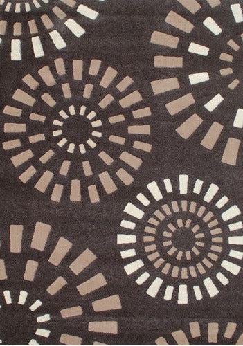Modern Rug Carpet 1483-784 Brown 120x170 cm Kreatex 1