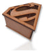 Set of 10 Superman MDF Laser Cut Boxes 16.5x12x8.5cm 0