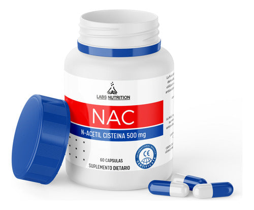 NAC (N-Acetylcysteine 500mg x 60 Capsules) 0