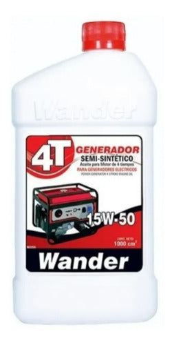 Aceite Generador Electrico 15w50 4t Semisint. 1 Lt Wander 0