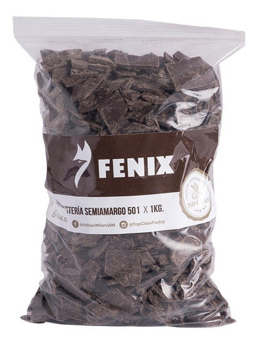 Fenix Baño Chocolate Semiamargo Coverall 501 1 Kg Top Class 0