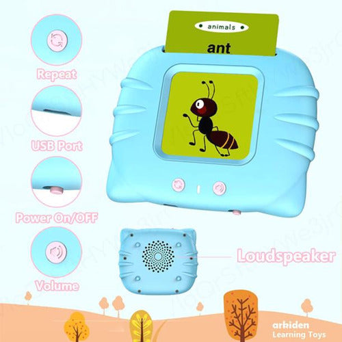 Cartões Flash Sight Words Talking, Brinquedos Sensoriais Par 5