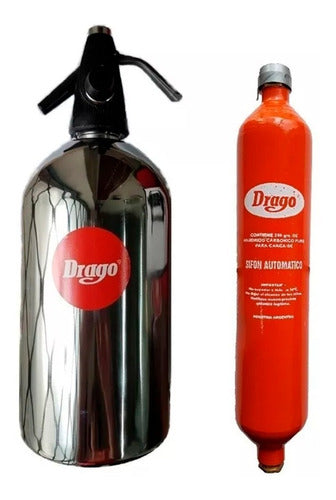 Drago Siphon Automatic 2 Liters New 0km + Charging Capsule 0