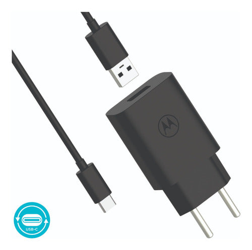 Fonte Motorola Turbo 20w C/ Cabo Usb-c Original Edge 30 Neo 7