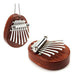 Aiex 8 Teclas Mini Kalimba Pulgar Piano Con Cordón Bolsillo 0