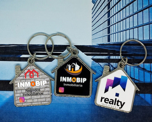 Metalformas Customized Real Estate Keychain 50u 4